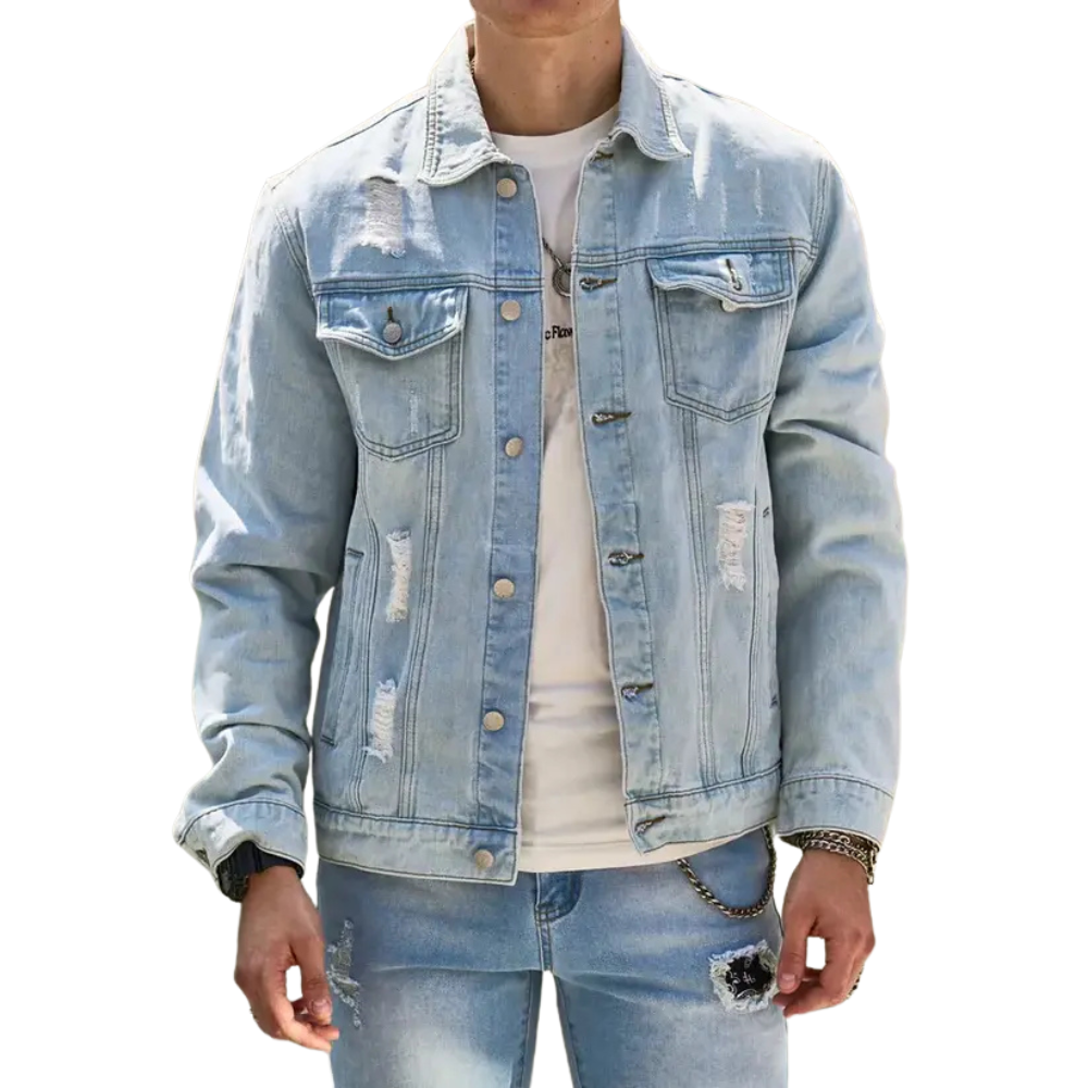 Jaqueta Jeans Masculina Hyper Bellvian - BL213